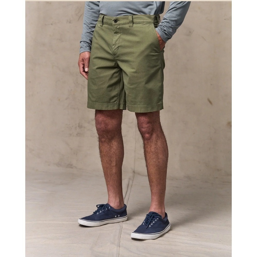Filson Mens Granite Mountain Burnt Olive Cotton Utility Outdoor Shorts Size 32